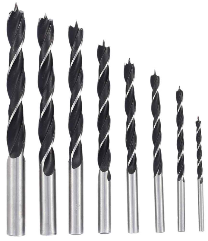 Sada vrtákov do dreva 3, 4, 5, 6, 7, 8, 9, 10 mm, 8-dielna, GEKO