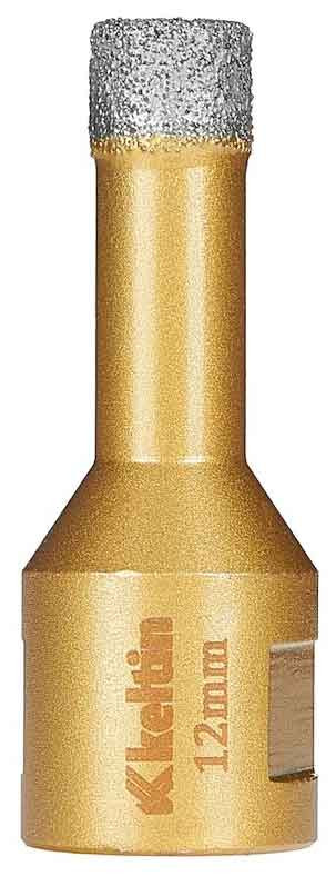Vrták diamantový korunkový, závit M14 do uhlovej brúsky priemer 12 mm, GEKO