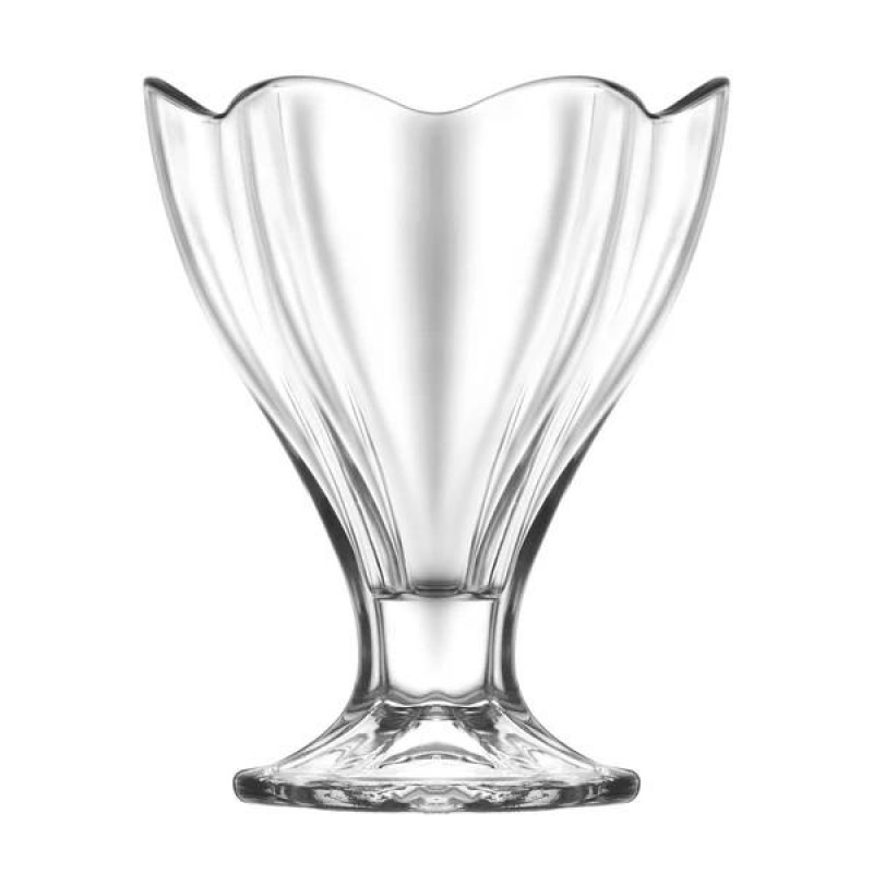 Pohár Lily, LAV, sklenený, na zmrzlinu a dezert, 250 ml, 100x127 mm, bal. 6 ks