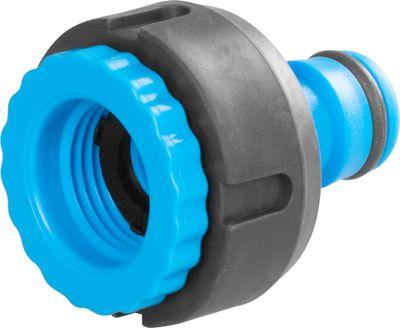 Adaptér AQUACRAFT® 552185 SoftTouch G3/4"-1/2", na záhradnú hadicu, Sellbox 70 ks 2