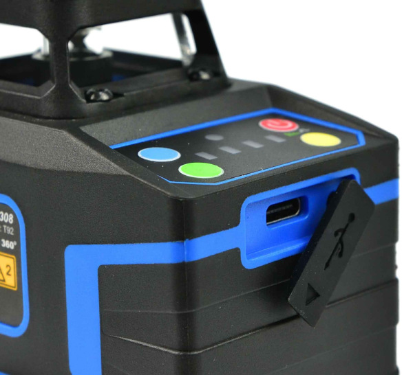 Laser krížový samonivelizačný, presnosť 1,5 mm/5m, dosah 30 m, 360°, 12 lúčov, GEKO 17