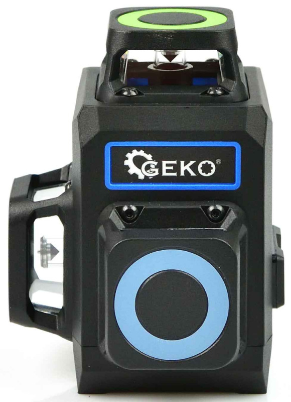 Laser krížový samonivelizačný, presnosť 1,5 mm/5m, dosah 30 m, 360°, 12 lúčov, GEKO 6