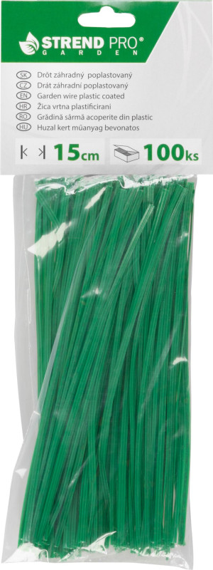 Drôt GardenTwist PVC 0,4x3 mm, L-150 mm, viazací, bal. 100 ks 1