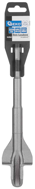 Sekáč SDS-plus, drážkovací s krídelkami 22 x 250 mm, GEKO 5
