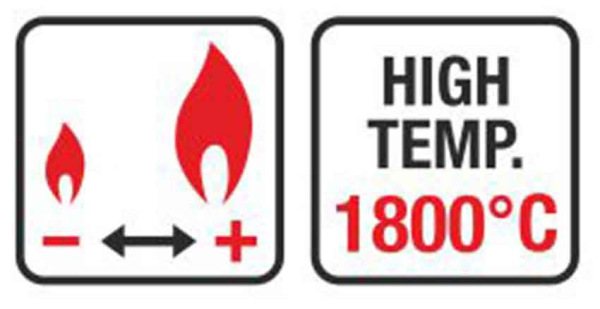 Spájkovacia lampa s reguláciou na plynovú reguláciu, otočný uzáver, ELICO 4