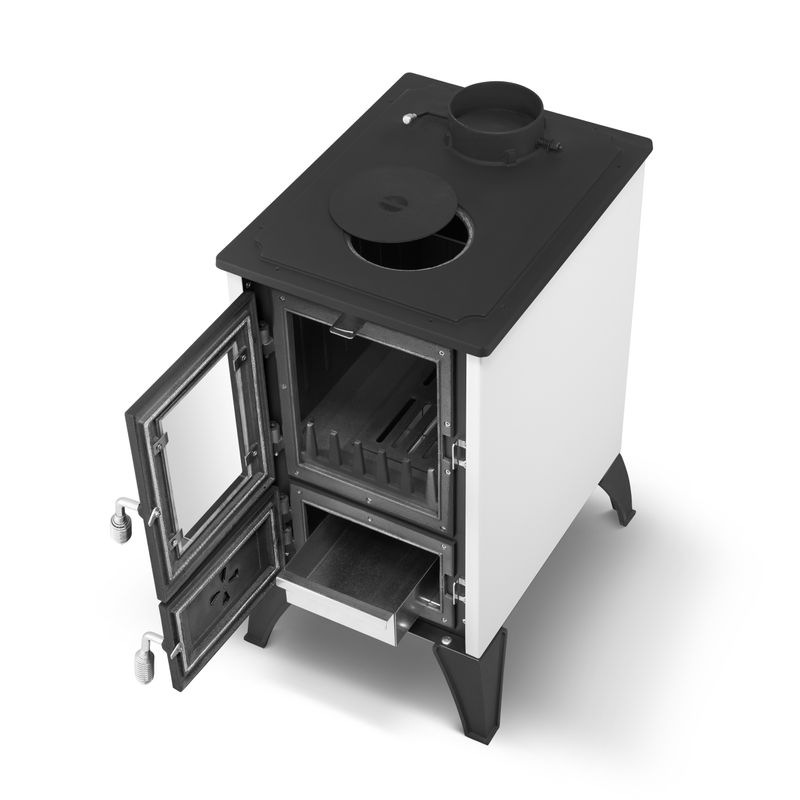 Kachle 806 IGLO, 9 kW, liatina, biele 2