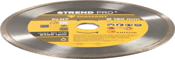 Kotúč Strend Pro 521B, 180 mm, diamantový, plný 1
