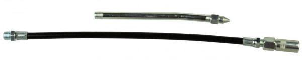 Mazacia pištoľ-dekalamitka, maznica 400 ml s príslušenstvom, hadička 300 mm, GEKO