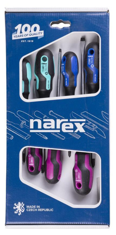 Sada skrutkovačov Narex 8558 70, 07 dielna 1