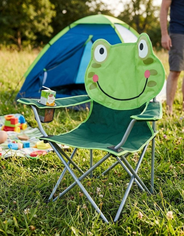 Stolička RANA, skladacia, žaba,, 35x35x55 cm, mini 1