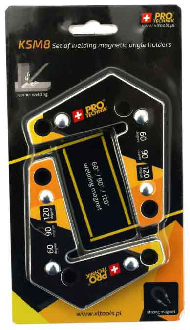 Sada uhlových magnetov 2 ks, 15° 45° 60° 90° 120° 240°, PRO-TECHNIK 3