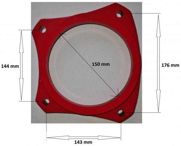 Otočná základová doska k zveráku YORK 125 mm 2