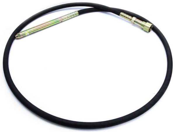 Hadica k vibrátoru do betónu G80230, dĺžka 4 m, priemer 38 mm, upnutie maticou, MAR-POL