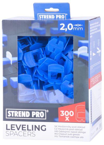 Medzerník Strend Pro LS230T, nivelačný, pod obklad, 2.0 mm, bal. 300 ks, plast modrý 1