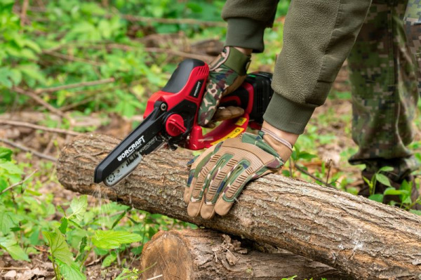 Rukavice Strend Pro Camo, pracovné, camouflage, veľkosť 9/L 1