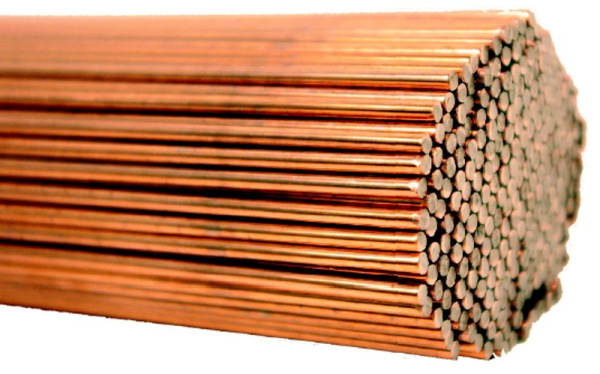 Drôt zvárací GIII-104 G tyčový, 2,50 mm, pomedený, bal. 10 kg