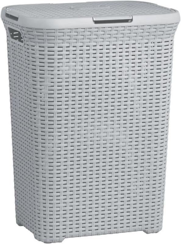 Kôš Curver® NATURAL STYLE 60 lit., sivý, 44x34x61 cm, na bielizeň, prádlo