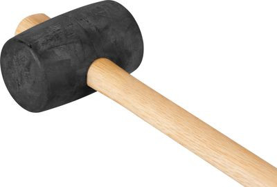 Kladivo Strend Pro 450 g, gumené, Blackhead, drevená rúčka 2