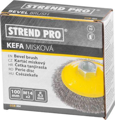 Kefa Strend Pro CCB-504 100 mm, okružná, misková, vlnitá, M14x2, drôt 0.3 mm 1