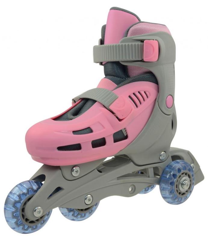 RULYT Kolieskové korčule TRISKATE BASIC vel.S (31-34), ružové