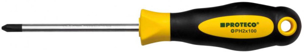 Skrutkovač Philips PH 3 8 x 175 mm, žltočierna rukoväť,, PROTECO