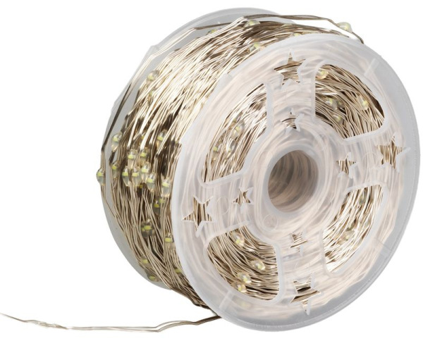 Reťaz MagicHome Vianoce, 1000xLED, studená biela, 8 funkcií, 100 m, IP44 2
