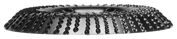 Rašpľa do uhlovej brúsky šikmá, 45°, 125 x 22,2 mm nízky zub, TARPOL, T-91