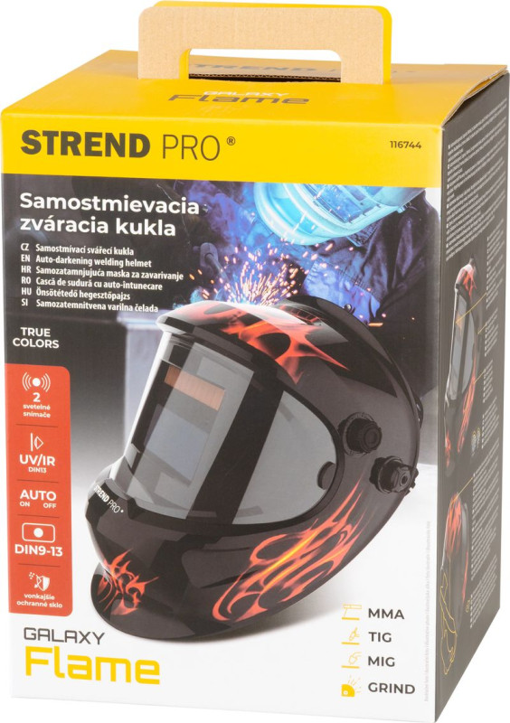 Kukla zváračská Strend Pro Galaxy Flame, AutoDark, samostmievacia 1