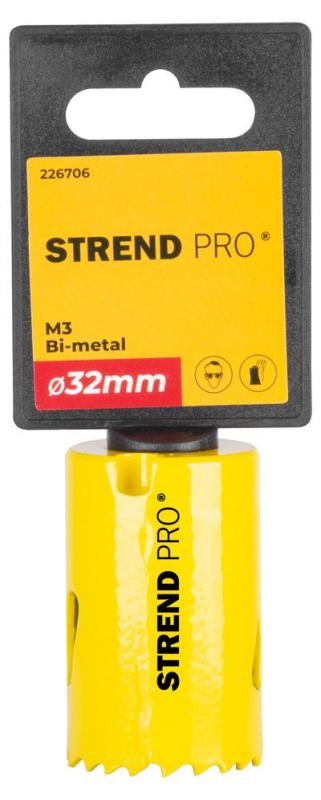 Vyrezávač Strend Pro BHS44, 32 mm, M3 Bi-metal, korunka do kovu, pílový 2