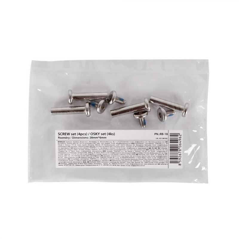 Tempish OSKA priemer 6 mm set (4ks), 28mm
