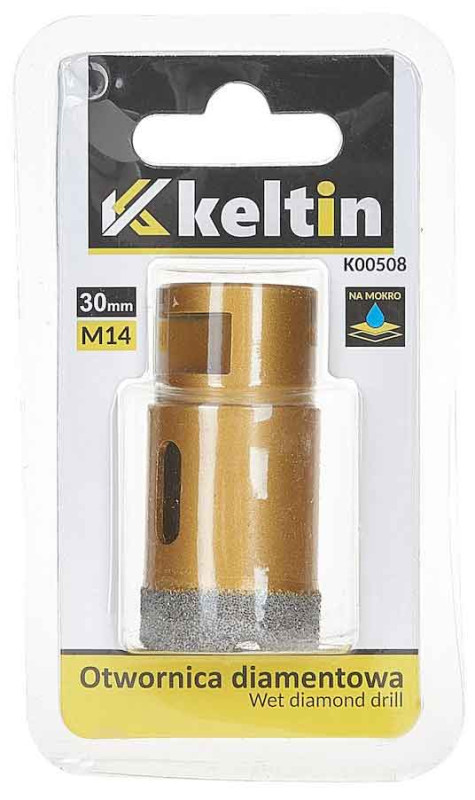 Vrták diamantový korunkový, závit M14 do uhlovej brúsky priemer 30 mm, GEKO 2