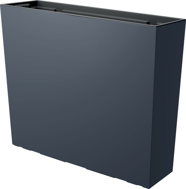 Kvetináč URBI Case 580x180x498 mm, sivý, vložka