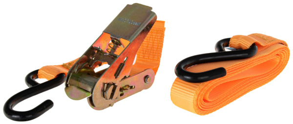 Remeň upínací s račňou 700 kg, sada 2 ks, 25 mm x 4 m, GEKO 1