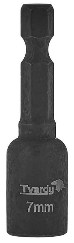 Adaptér úderový 1/4" 6 hran magnetický 7 x 48 mm, TVARDY 2