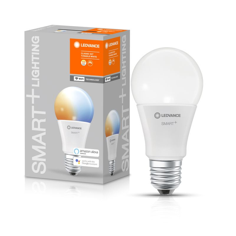 Žiarovka LEDVANCE® SMART+ WIFI 060 (ean5372) dim - stmievateľná, 9W, E27, 2700K-6500K CLASSIC A 1