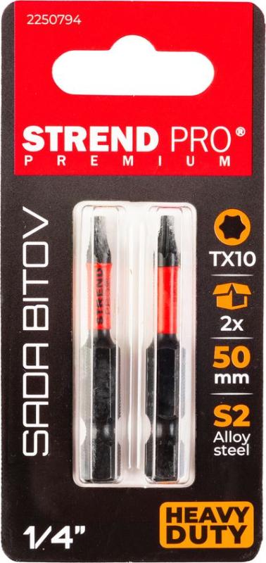 Bit Strend Pro Premium Torx, T 10, bal. 2 ks 1