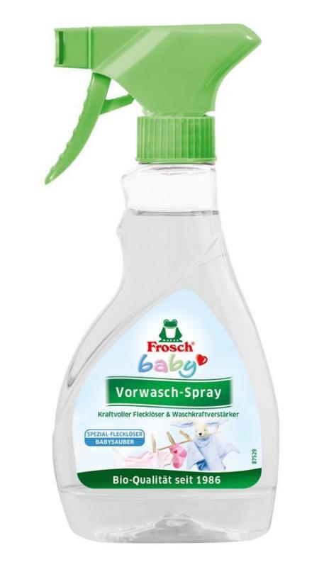 Čistič Frosch Baby, rozprašovač na škvrny na dojčenskej bielizni, 300 ml