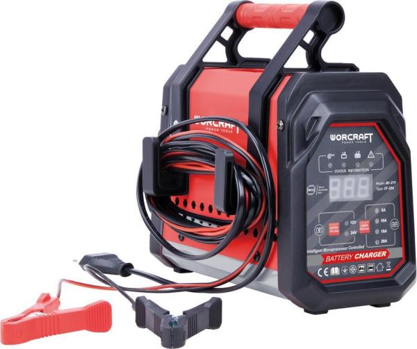 Nabíjačka autobatérií Worcraft BC-219, 12/24 V, 20 A 1