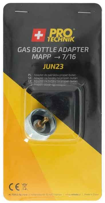 Redukcia z plynovej hadice na plynovú kartušu 7/16", XL-TOOLS 1