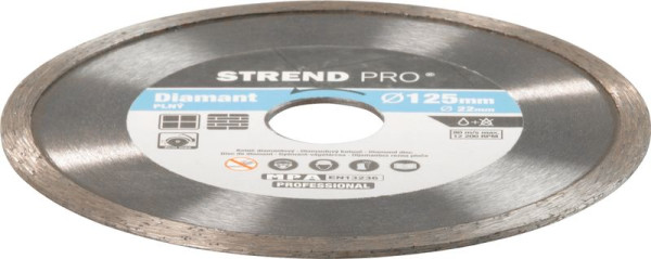 Kotúč Strend Pro 521B, 125 mm, diamantový, plný 1