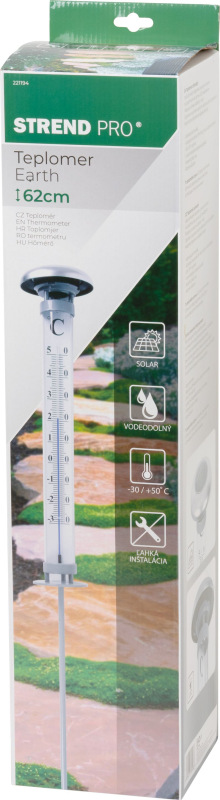 Teplomer Strend Pro, TMSH-149 Earth, záhradný, 620x90 mm, ABS 4