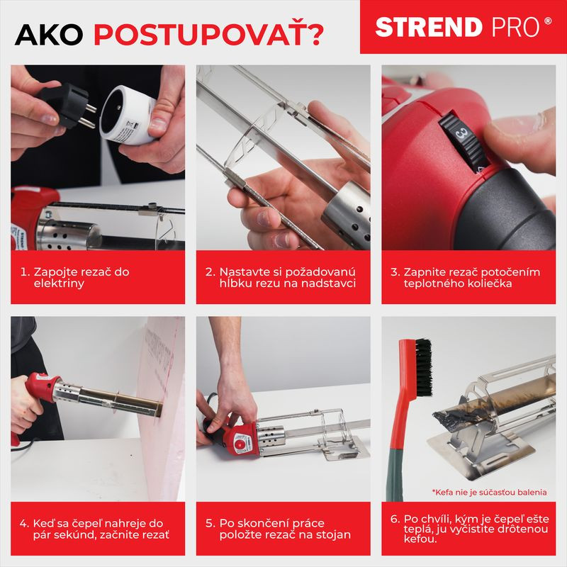 Rezač Strend Pro JS-102GD, na polystyrén a EPS, 220 W 7