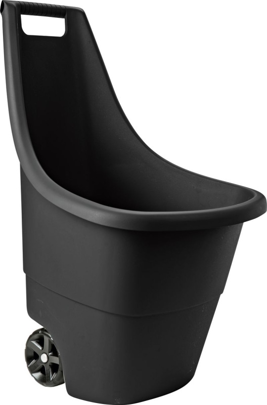 Vozík Keter® EASY GO 50 lit., 51x56x84 cm, čierny, na záhradný odpad