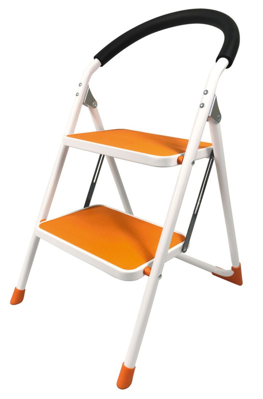 Schodíky Strend Pro WRH2061, 2-stupienkové, nosn. 150 kg, oranžové