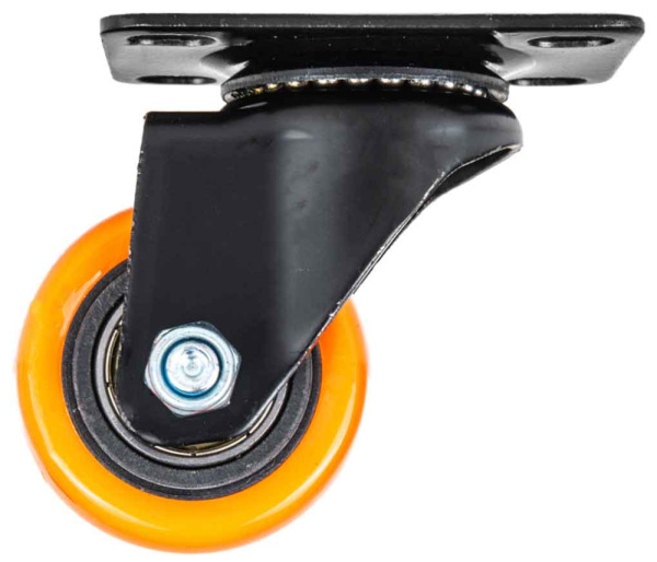 Sada 4 otočných koliesok 40 mm, nosnosť 40 kg - 2 kolieska s brzdou, GEKO 4