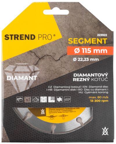 Kotúč Strend Pro 521A, 115 mm, diamantový, segment