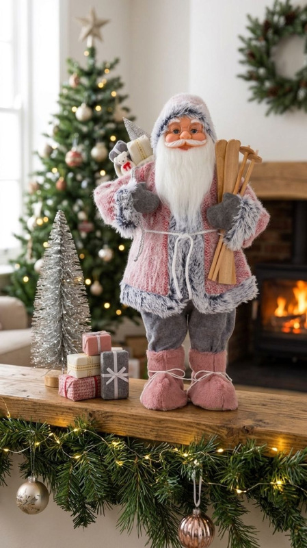 Dekorácia MagicHome Vianoce, Santa, 46 cm 1