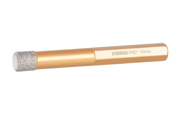 Vyrezávač Strend Pro, diamant, korunka, HEX 1/4", 10 mm