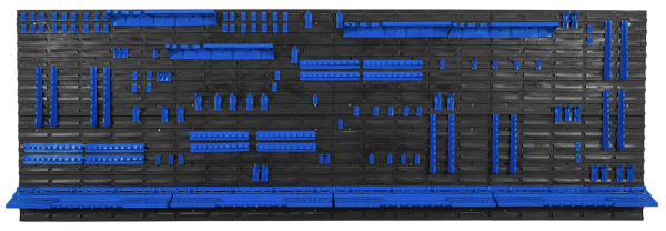Dielenská tabuľa na náradie - sada 8 panelov 2304 x 780 mm + 128 ks príslušenstvo, GEKO