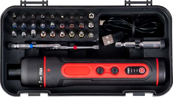 Skrutkovač Strend Pro 3.6V, nabíjateľný, sada v púzdre 1